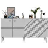 Hanah home iris - white, silver whitesilver console | ePonuda.com