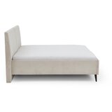 Meise Möbel Bež tapecirani bračni krevet s prostorom za odlaganje s podnicom 180x200 cm Lando – | shoptok.hr