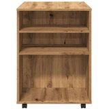 vidaXL Ormarić s kotačima boja hrasta artisan 60x53x72 cm drveni | shoptok.hr