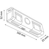  LED zidna svetiljka sa senzorom LED/3xAA/4,5V | Eponuda.com