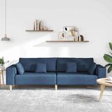  Tkaninska sofa s jastukom Plava 208 cm tkanina | shoptok.hr