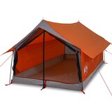  The Living Store Šotor za kampiranje za 2 osebi siv in oranžen vodoodporen - Šotor Za Kampiranje, (21442675) | Shoptok.si