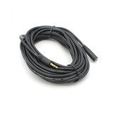  JWD-AUDIO5 Stereo Kabl 3.5mm, Muški ulaz na ženski ulaz, 10m, Crni Cene