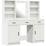  3-delni set toaletne mize v beli barvi iz umetnega lesa, (22055023) | Shoptok.si