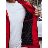 DStreet Kurtka męska przejściowa z kapturem czerwona | Shoptok.si