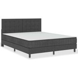  Boxspring postelja temno siva iz blaga 180x200 cm, (20646302) | Shoptok.si