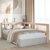  Polica za knjige uzglavlje L-oblika 120 cm borovine | shoptok.hr