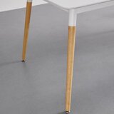 Bessagi Home jedilna miza alena, bela | Shoptok.si