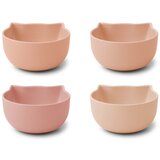 Liewood 4 dijelni set posudica filiz cat rose multi mix | shoptok.hr