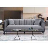 Atelier Del Sofa Trendy - Dark Grey Dark Grey 3-Seat Sofa u