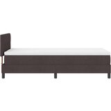  Krevet s podnicom i madracem tamnosmeđi 80x200 cm tkanina | shoptok.hr