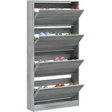 Ormarić za cipele s 4 ladice siva boja hrasta 80x21x163,5 cm | shoptok.hr
