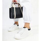 Gemre White and black platform sneakers Ariam | Shoptok.si
