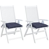  Jastuci za stolice 2 kom modri 40x40x7 cm tkanina Oxford | shoptok.hr