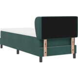 Box Spring Krevet s Madracem Tamno Zelena 80x200 cm Baršun | shoptok.hr