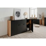 MID.YOU KOMODA, antracit, hrast artisan | Shoptok.si