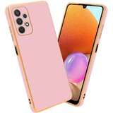 Cadorabo Ohišje, združljiv s Samsungom v sijajnem roza - zlati - zaščitni pokrov iz fleksibilnega silikona TPU in z zaščito pred kamero, (20593589) Cene