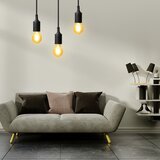 Aigostar Napajajući kabl 1xE27/60W/250V crni Slike