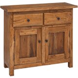 vidaXL Komoda iz masivnega predelanega lesa 75x30x65 cm | Shoptok.si
