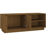 TV ormarić smeđa boja meda 105 x 34 x 40 cm od masivne borovine | shoptok.hr