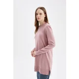 Defacto Regular Fit Crew Neck Sweater Tunic