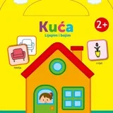 knjiga Zalijepi i oboji - Kuća 2+ žuta