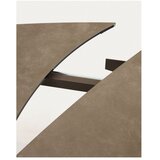 Kave Home Proširiv blagovaonski stol s dodatnom pločom s keramičkom daskom 100x130 cm Yodalia – | shoptok.hr