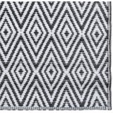  Vanjski tepih ARAKIL bijelo-crni 160 x 230 cm PP | shoptok.hr