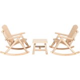 The Living Store Vrtna sedežna garnitura 3-delna trdna smrekovina - Vrtna Sedežna Garnitura, (21424939) | Shoptok.si