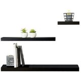 Five Zidna polica FIXY 23,5x23,5x3,8 cm mdf/drvo, Crna | Eponuda.ba