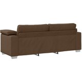  Set sofe od 2 dijela s jastučićima smeđe tkanine | shoptok.hr