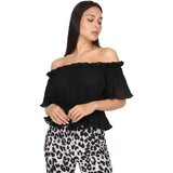 La Modeuse Topi & Bluze 70695_P165304 Črna | Shoptok.si