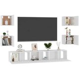  7-dijelni set TV ormarića bijeli od iverice | shoptok.hr
