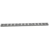 REGALUX Zidna vodilica (Duljina: 140 cm, Sustav s dvama provrtima, Čelik, Siva) | shoptok.hr