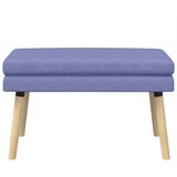  Klupa s dvostrukim slojem Traper plava 80 x 40 x 47 cm Tkanina | shoptok.hr