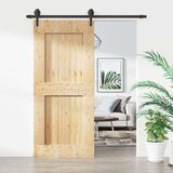  Klizna vrata s priborom za montažu 90 x 210 cm masivna borovina Cijene