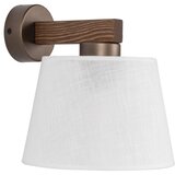  Brilagi - Zidna lampa LATTE 1xE27/15W/230V borovina/bela | Eponuda.com