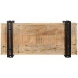 vidaXL Stenska polica 70x33x35 cm Masivni surovi les Mango | Shoptok.si