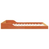  Konstrukcija postelje Voskast rjav 120 x 200 cm, (5000127527) | Shoptok.si