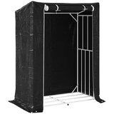  Stalak za drva za ogrjev s kišnom navlakom 150x80x200 cm | shoptok.hr