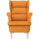  Fotelja tamnožuta 74x84x100 cm tkanina | Shoptok.si