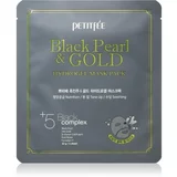 Petitfée Black Pearl & Gold intenzivna hidrogel maska s 24-karatnim zlatom 32 g