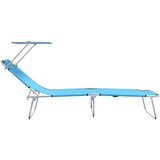  Ležaljka 2 pcs Svijetloplava 58 x 188 x 77cm Poliester | Eponuda.ba