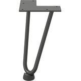  Noge s ukosnicama za stolić za kavu 4 kom. antracit 20 cm puni čelik | shoptok.hr