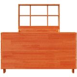  Krevet s regalom za knjige bez madraca 100x200 cm masivno drvo | shoptok.hr
