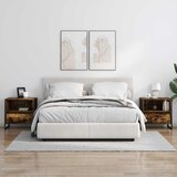  Noćni ormarić Dimni hrast 50 x 39,5 x 50 cm Konstruirano drvo | shoptok.hr