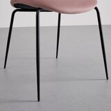 Bessagi Home stol alicia, roza, žamet | Shoptok.si