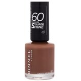 Rimmel London 60 Seconds Super Shine lak za nohte 8 ml Odtenek 140 chocolate eclipse | Shoptok.si