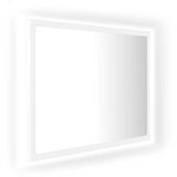 Maison Chic LED kopalniško Ogledalo - Zrcalo - Kozmetično ogledalo belo 60x8,5x37 cm akril, (21697954) | Shoptok.si