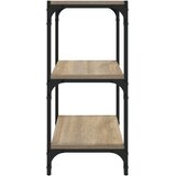 TV ormarić boja hrasta 40x33x70,5 cm konstruirano drvo i čelik | shoptok.hr